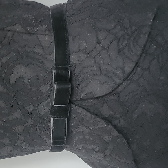 White House Black Market   Black Strapless Lace Cocktail Dress - Picture 4 of 12